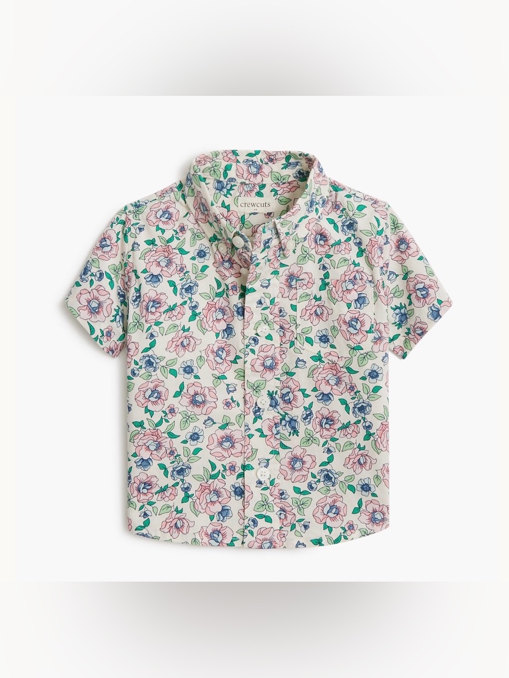 Crewcuts Short Sleeve Poplin Shirt